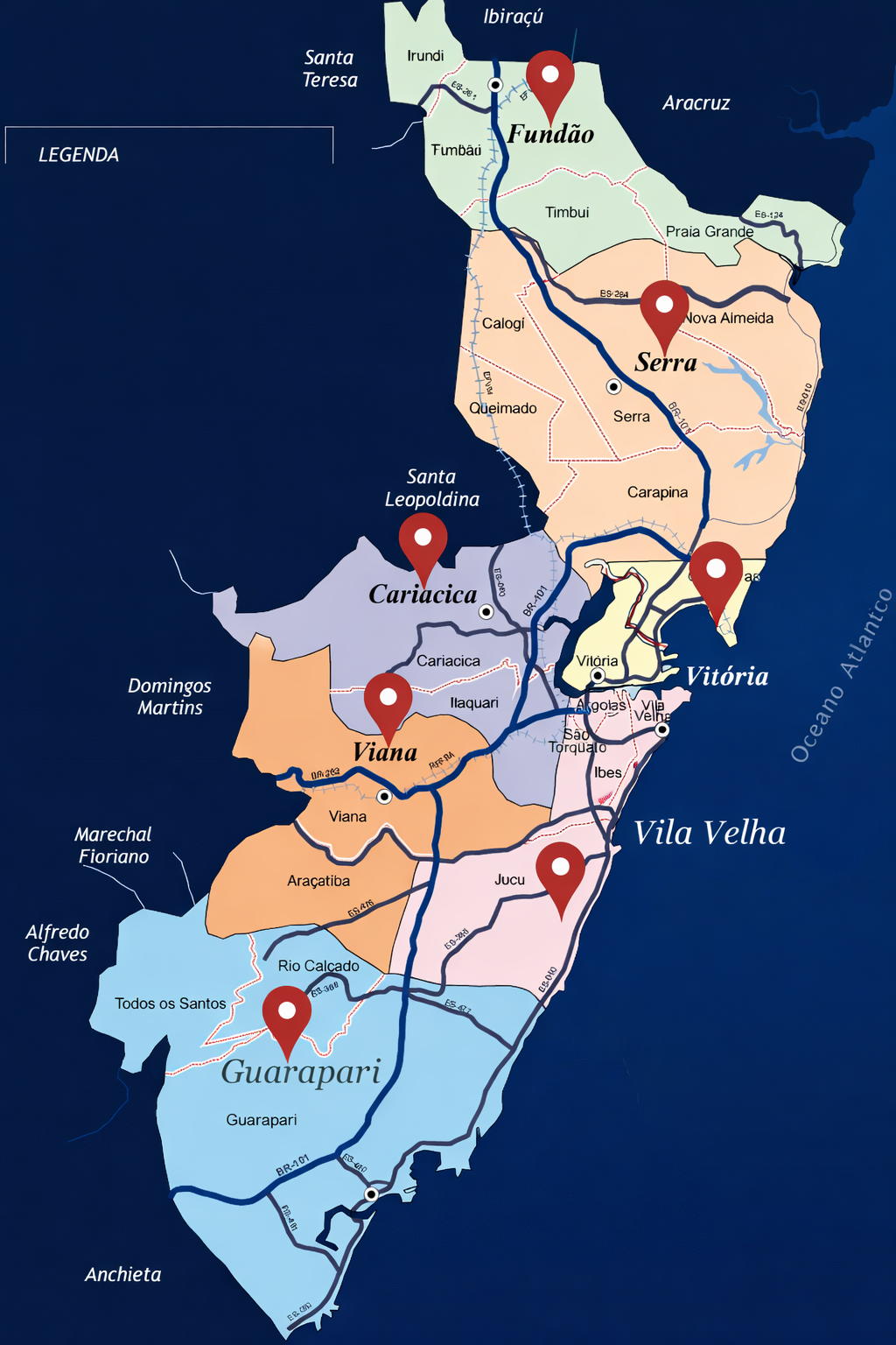 Mapa eleitoral ES